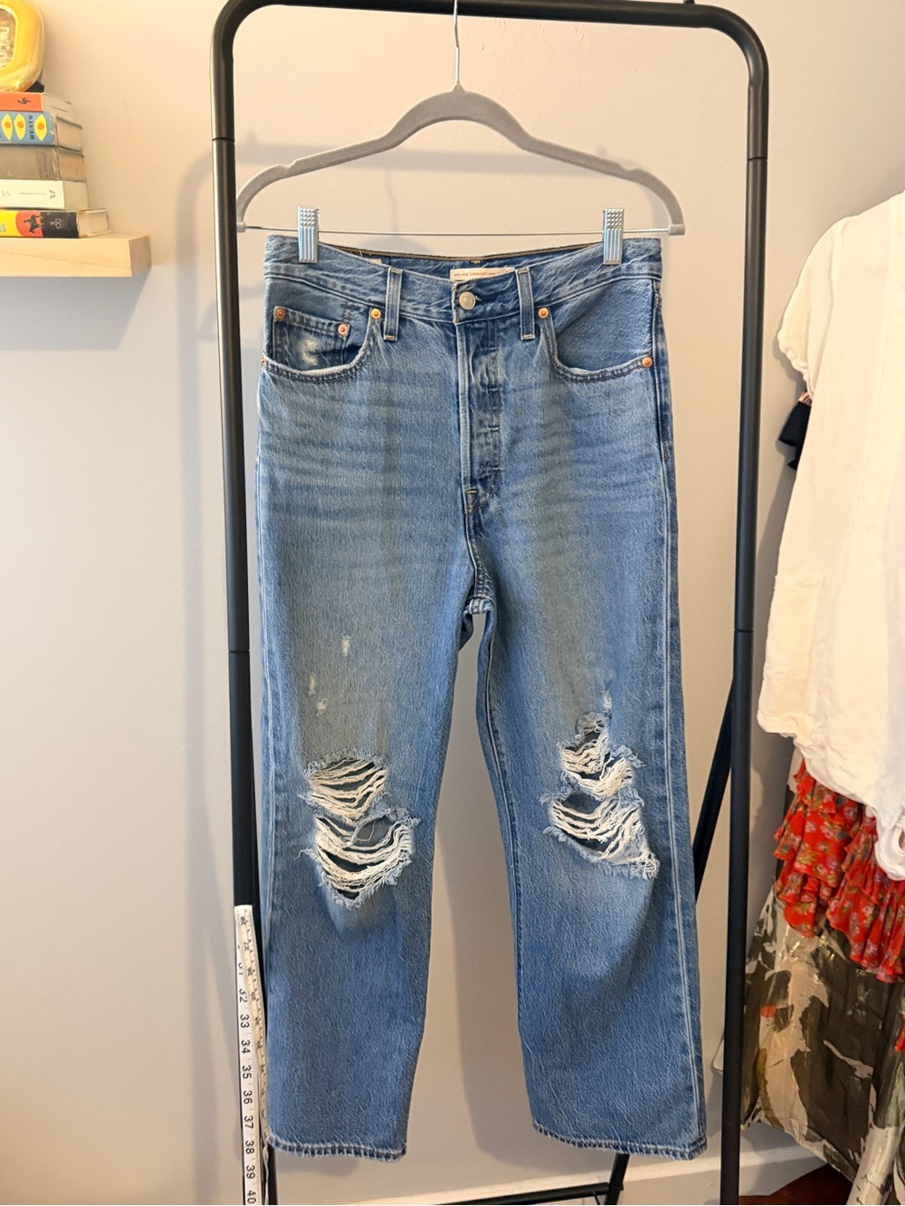 Levi's ribcage straight ankle 27